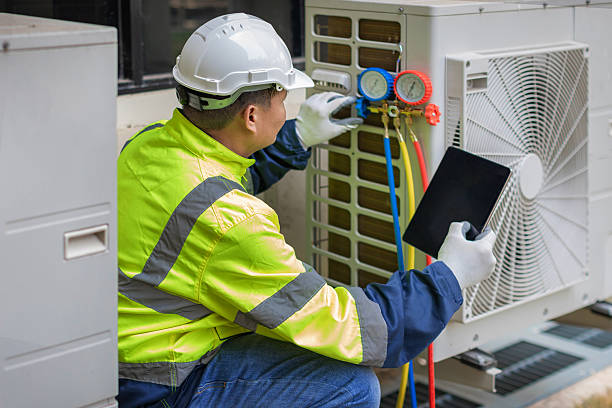 Professional Air Duct Cleaning technician working in Port Penn, DE